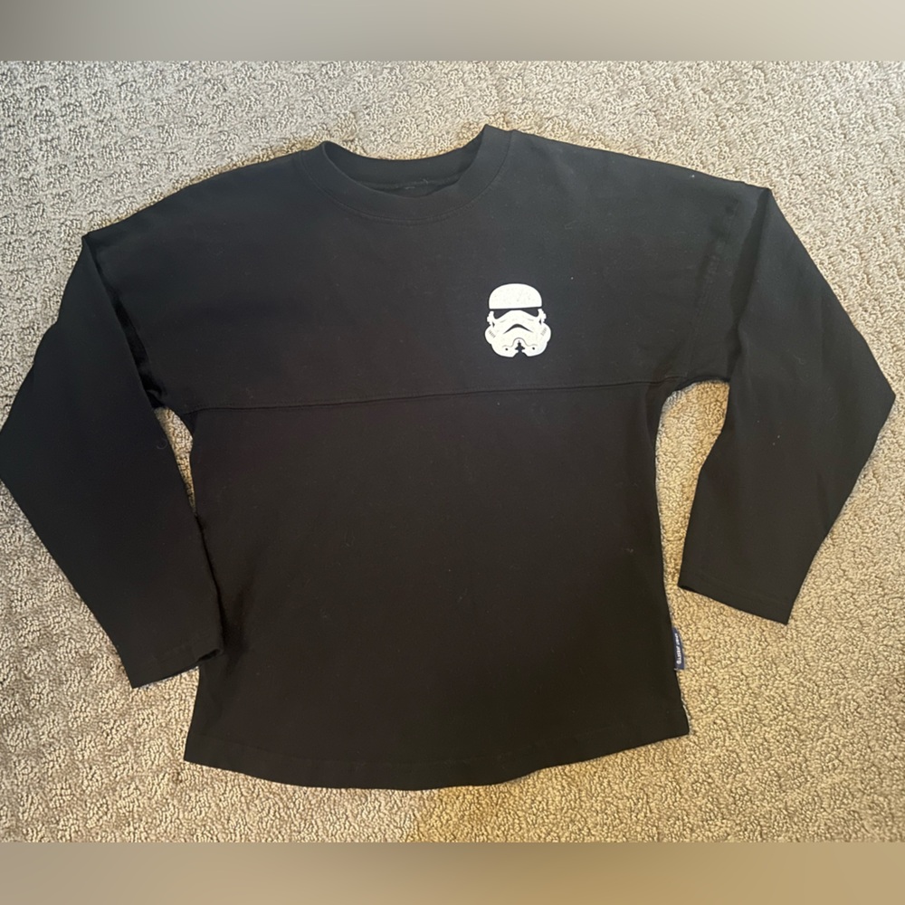 Disney Black Star Wars Spirit Jersey Kids Small